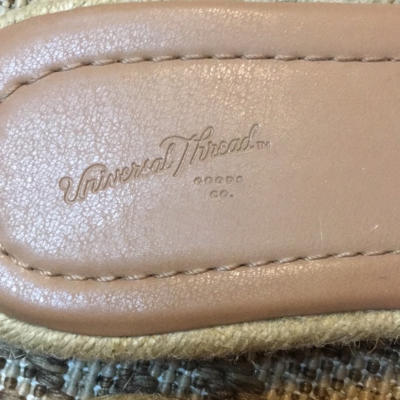 New Universal Thread Espadrille Flat Sandals 9 - Picture 3 of 8
